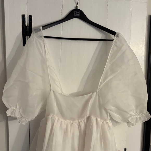 Selkie The Ivory French Puff Dress in White size large - Picture 11 of 11